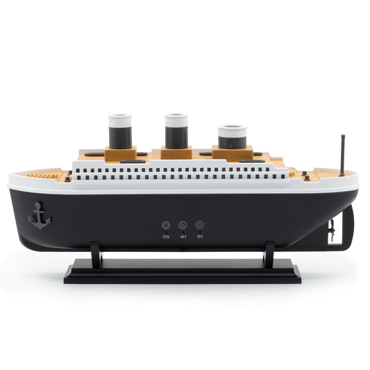 Difusor de aromas modelo barco y LED que cambia de color