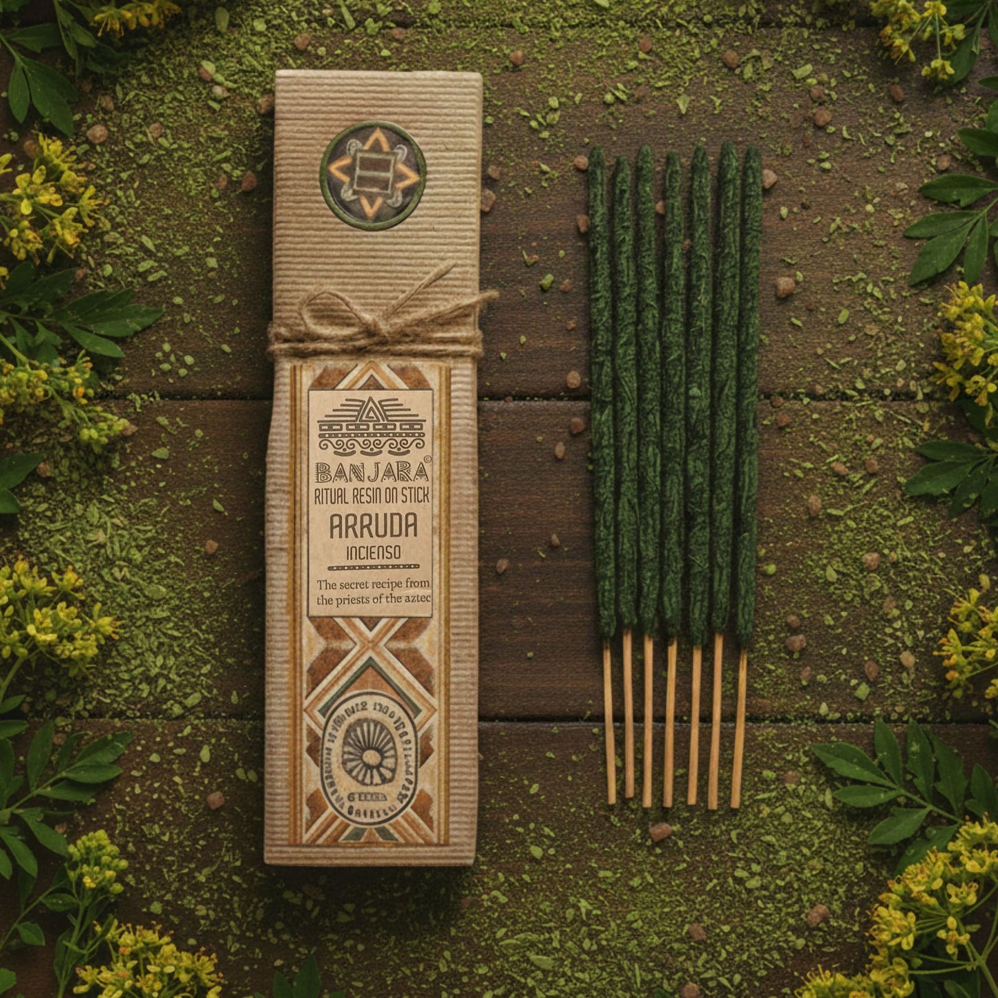 Ruda · Varillas de Incienso de Resina natural para un Ambiente Sofisticado