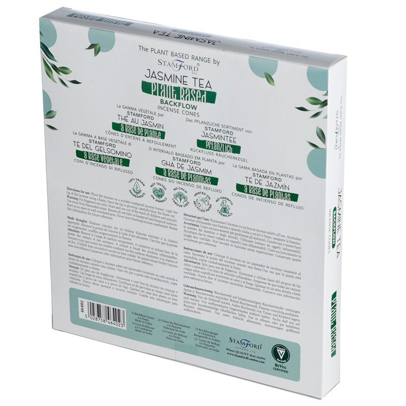 Té de Jazmín - Conos de Incienso de Reflujo a Base de Plantas