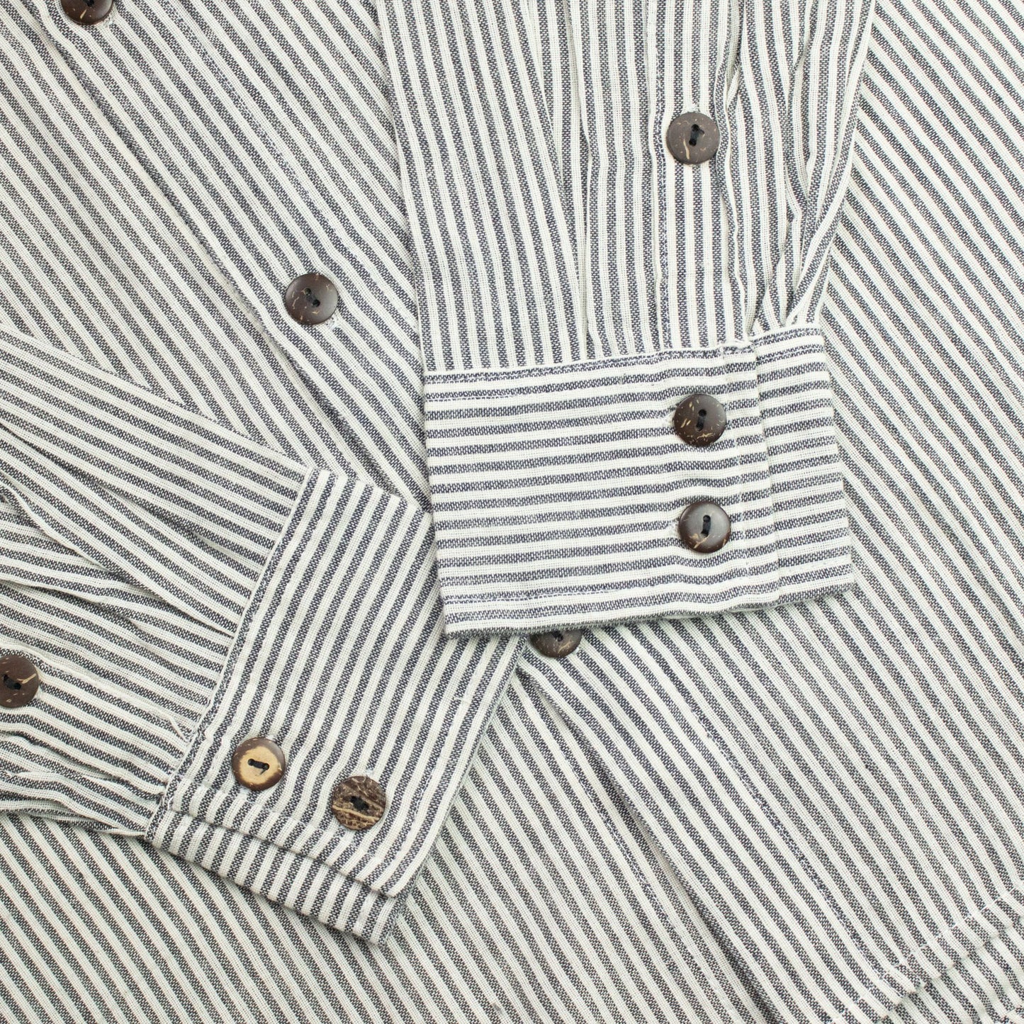 Nomad Sari Camisa Grandad - Gris Piedra - XL