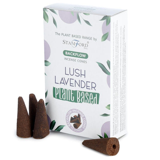 Lavanda Exuberante - Conos de Incienso de Reflujo a Base de Plantas