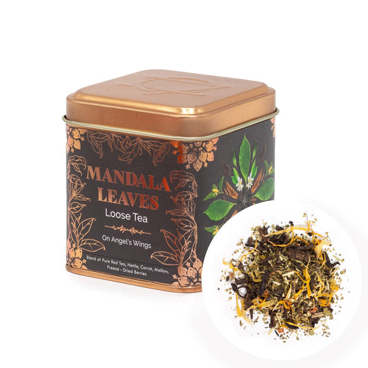 Mezcla de Té Alas de Ángeles - Pu Erh, Mate, Frutos Rojos y Flores - 50 g