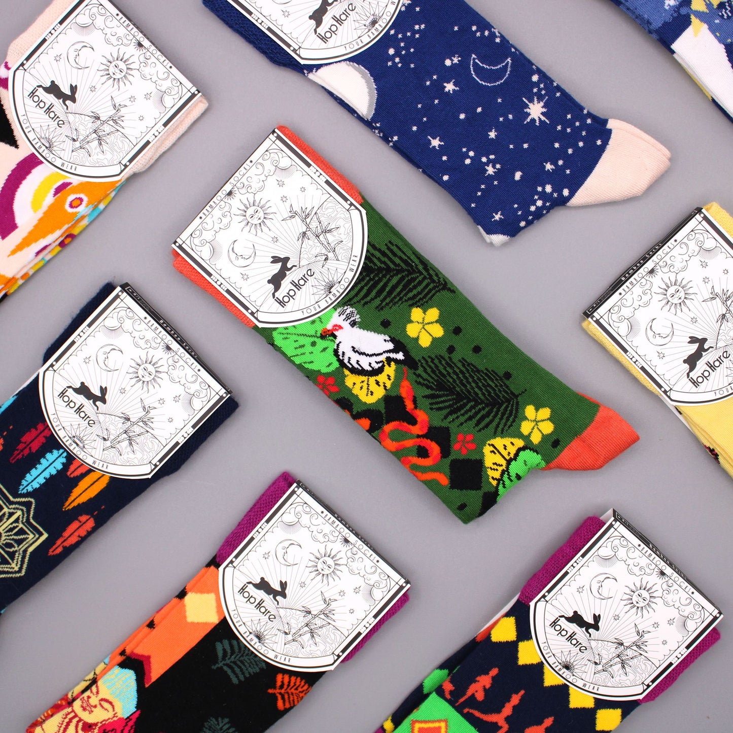 Calcetines de bambú Hop Hare (S/M) - Atrapasueños