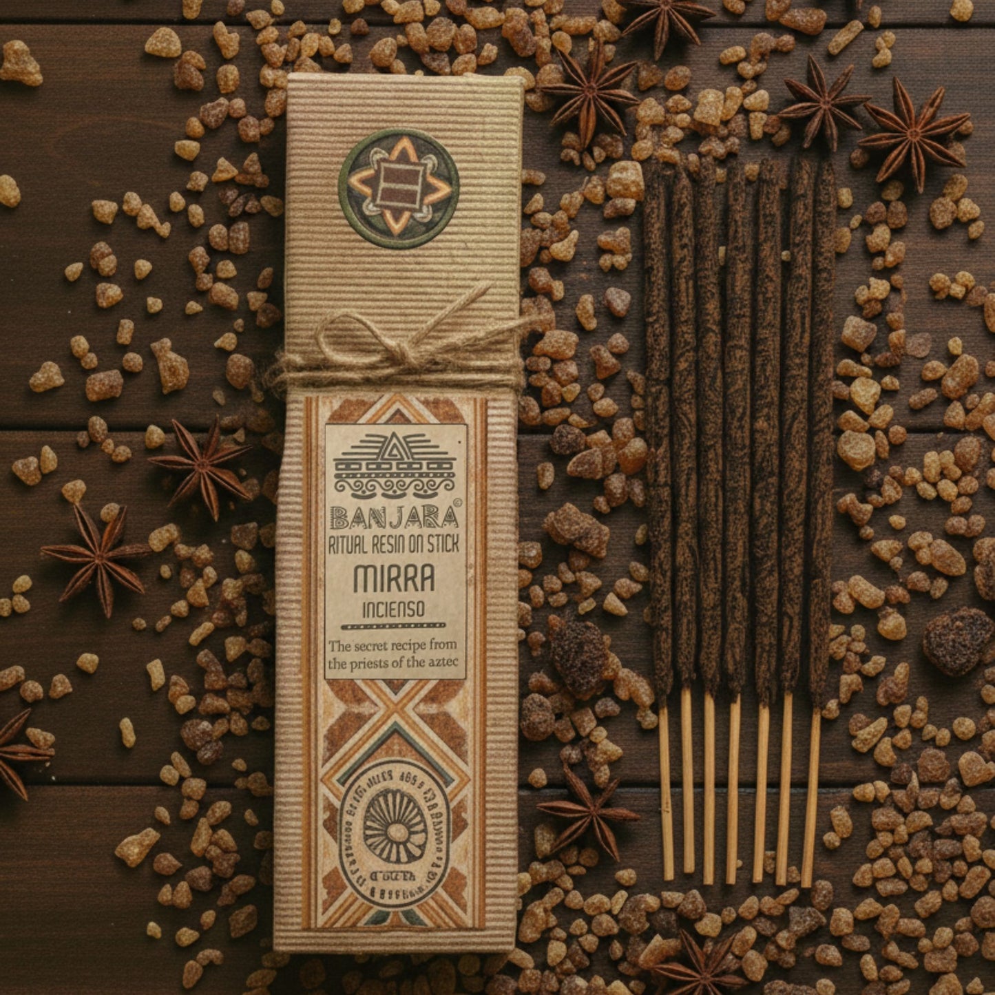 Mirra · Varillas de Incienso de Resina natural para un Ambiente Sofisticado