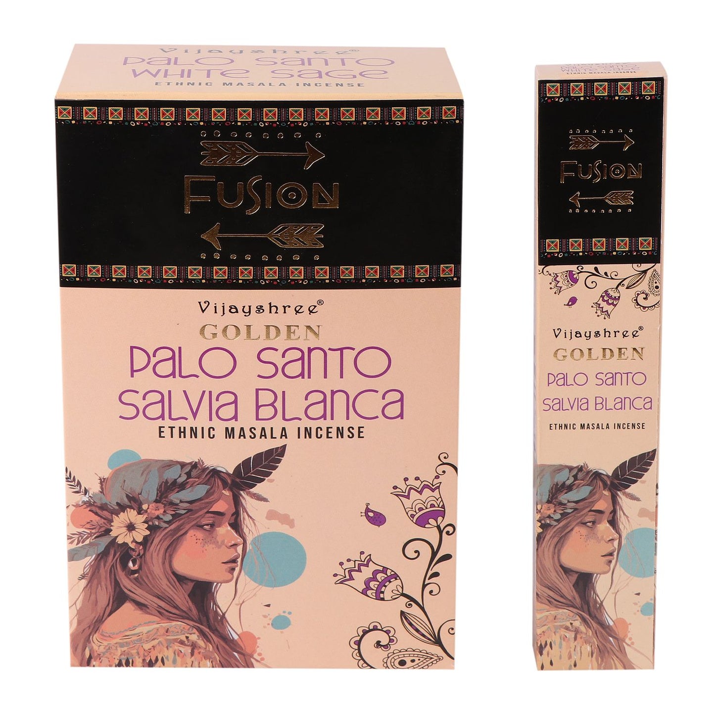 Palo Santo y Salvia Blanca - Fusión Dorada