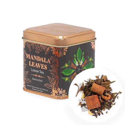 Té Artesanal Eternal Elixir - Sencha, Té Blanco Pai Mu Tan, Canela y Almendra - 50 g
