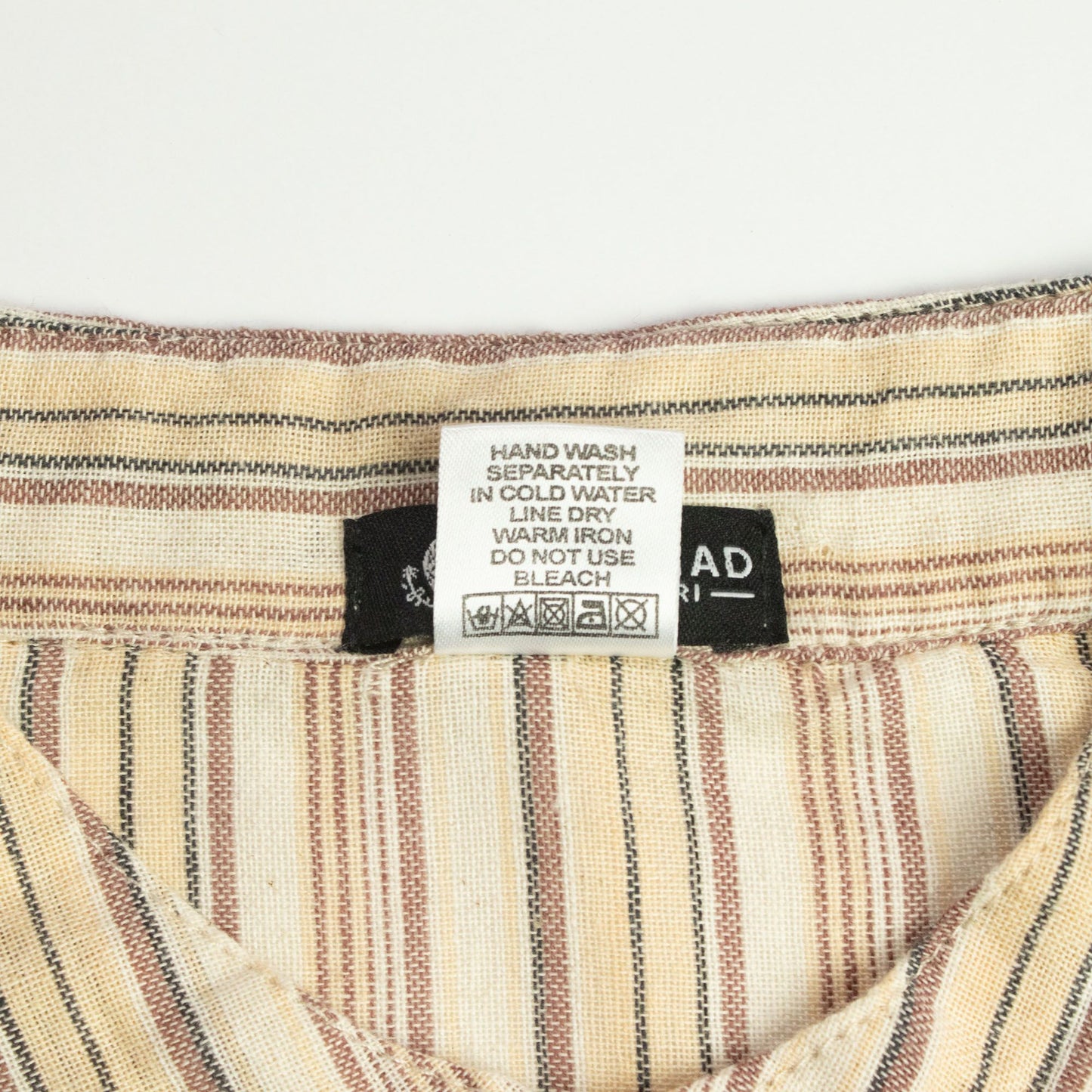 Nomad Sari Grandad Shirt - Marrón Beige - Grande