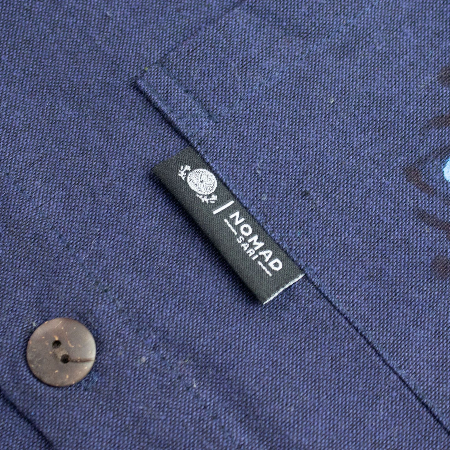 Nomad Sari Kathmandu camisa - índigo - grande