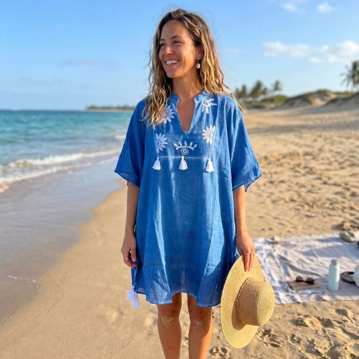 Santorini · Vestido Kaftán