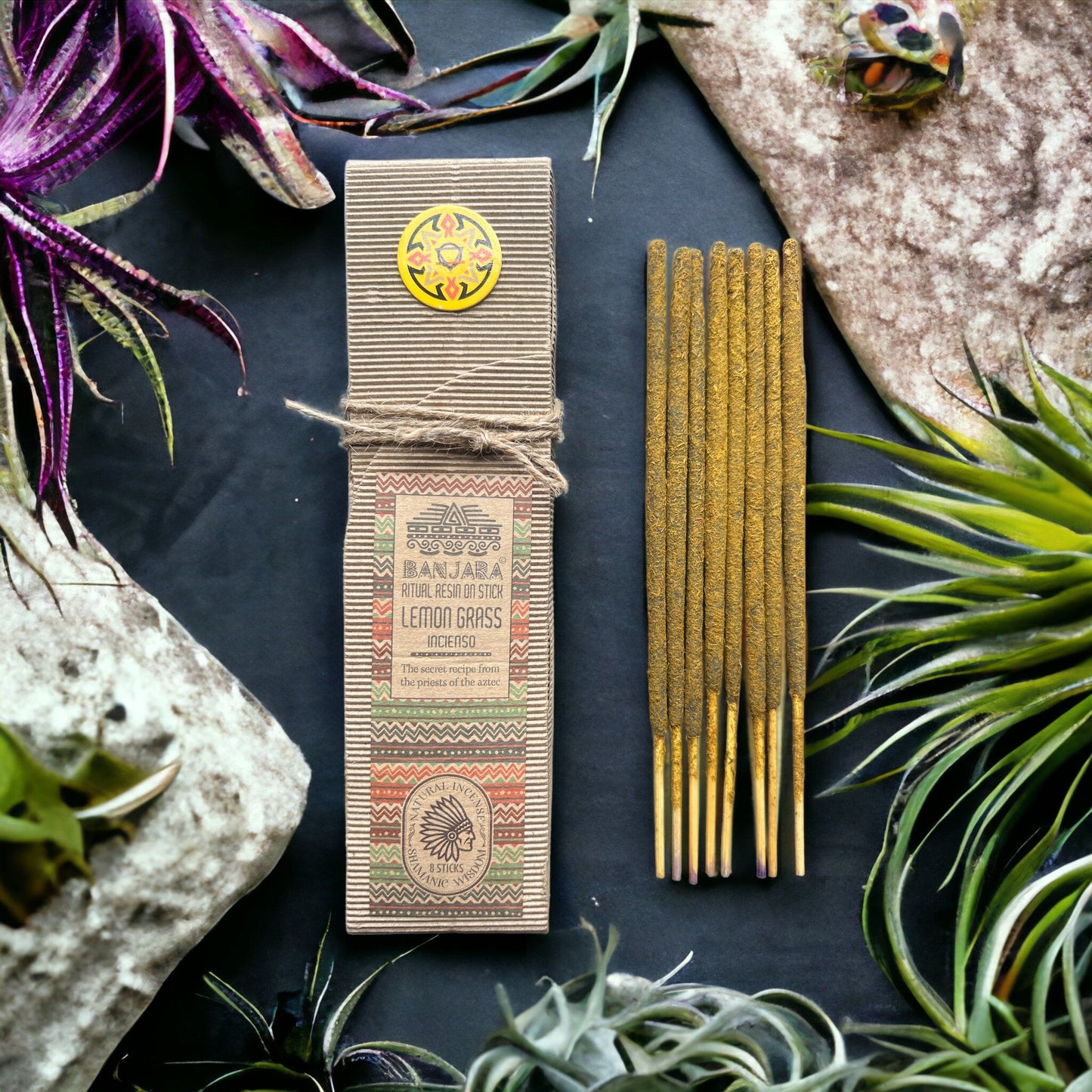 Hierba limón · Varillas de Incienso de Resina natural para un Ambiente Sofisticado