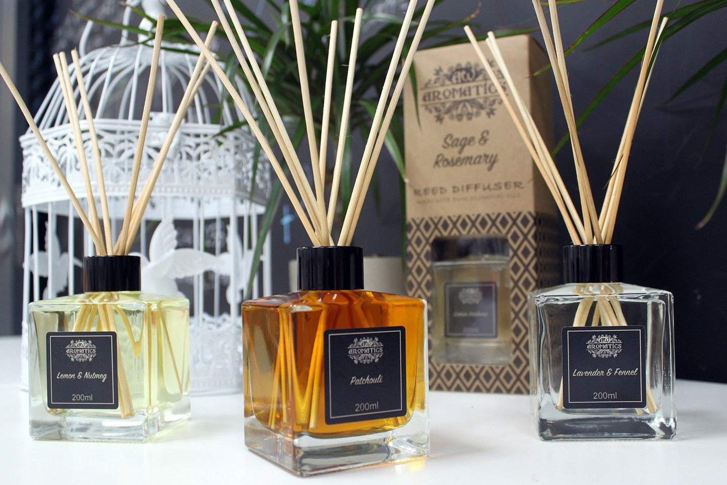 Ylang Ylang & Mandarina - Difusor de Varillas con Aceites Esenciales