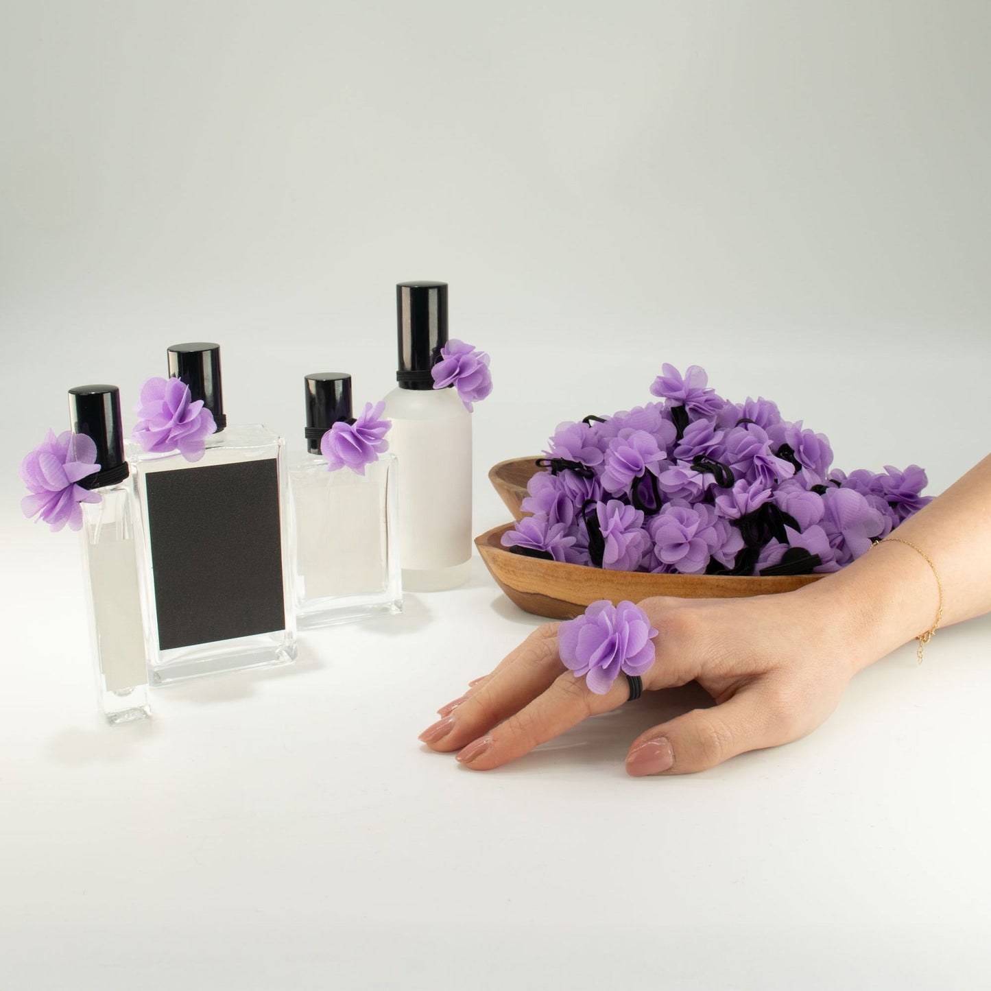 15 Anillos difusores color Lavanda