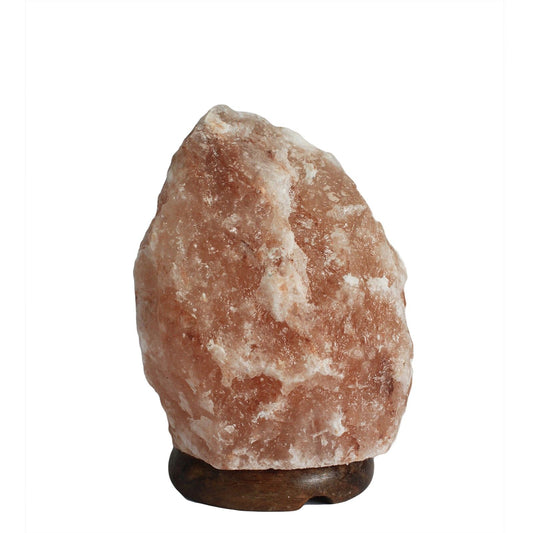 Lámpara de Sal del Himalaya 1.5-2kg Piedra Natural Tallada a Mano.