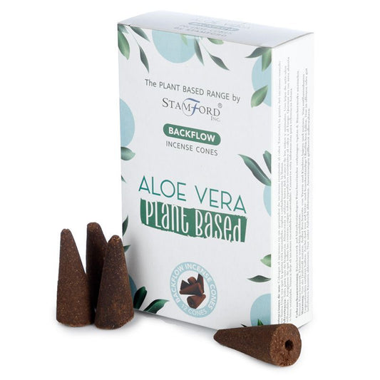 Aloe Vera - Conos de Incienso de Reflujo a Base de Plantas
