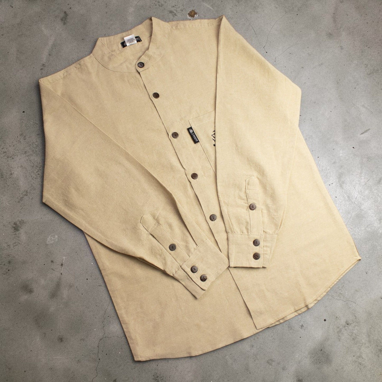 Nomad Sari Kathmandu Camisa - Piedra - Mediano